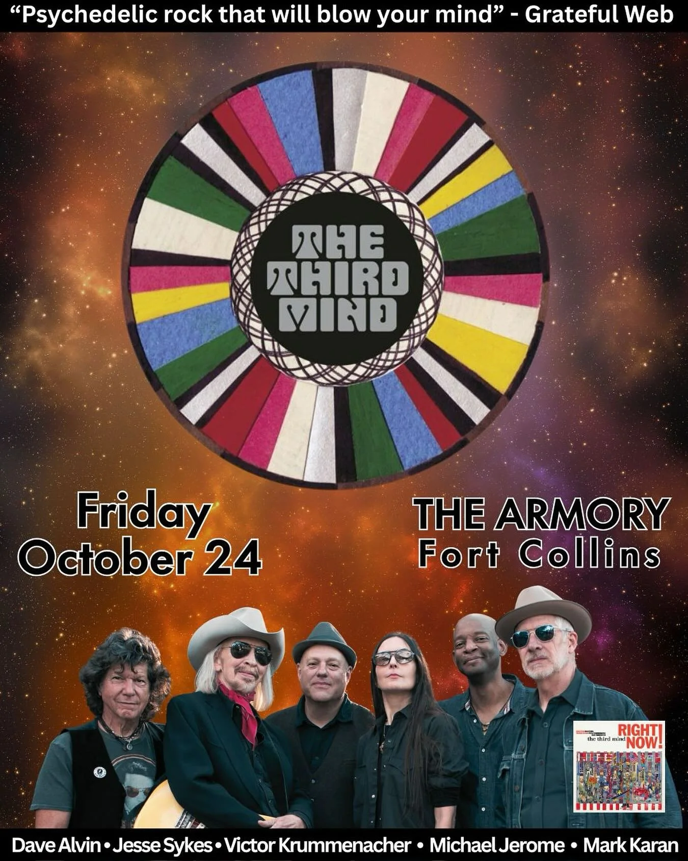 THE THIRD MIND wraps their Fall &lsquo;25 Right Now! Tour in Fort Collins, CO this Friday at @armoryfoco - 6pm show! 

&ldquo;&hellip; their mind-expanding set made it clear that they may just be the coolest jam band out there right now.&rdquo; &ndas