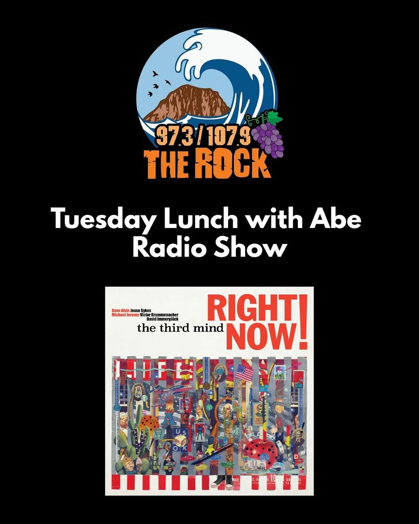 Via @ap3dguy Psychedelic rock collective The Third Mind&rsquo;s fourth Yep Roc Records release, spontaneously arranged songs featuring guitarist, vocalist, Grammy winner Dave Alvin, vocalist, acoustic guitarist Jesse Sykes, bass guitarist Victor Krum
