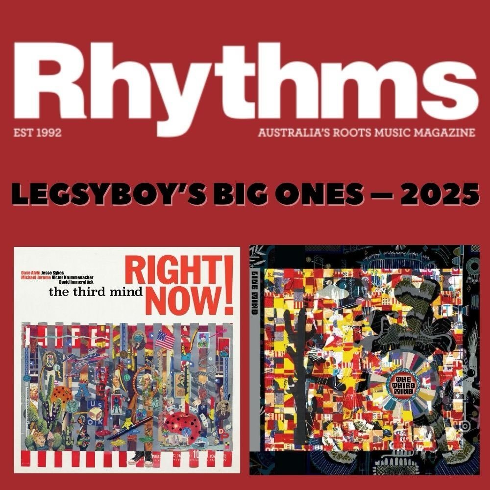 4️⃣ THE THIRD MIND: Live Mind / Right Now! 

&ldquo;Another two slabs of psychedelic
jam band rock from Dave Alvin and company that sticks to the tried and trusted formula of twisting obscure 60&rsquo;s songs into freaked out improvisations. Songs fr
