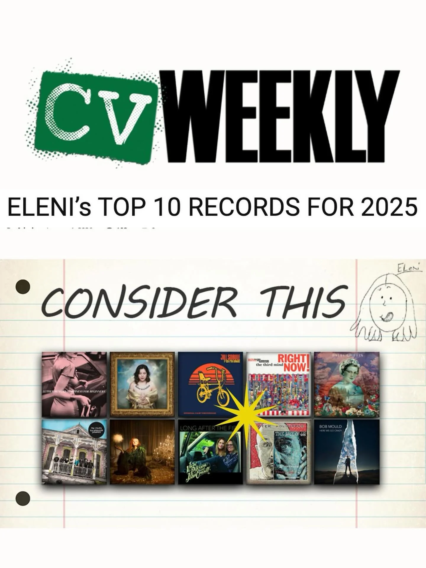 4️⃣ &ldquo;If it were possible for Sun Ra, Jefferson Airplane, Miles Davis, The Grateful Dead and Willie Dixon to conceive a musical love child, it might sound like The Third Mind.&rdquo; &mdash;- Eleni P. Austin, @cvweekly