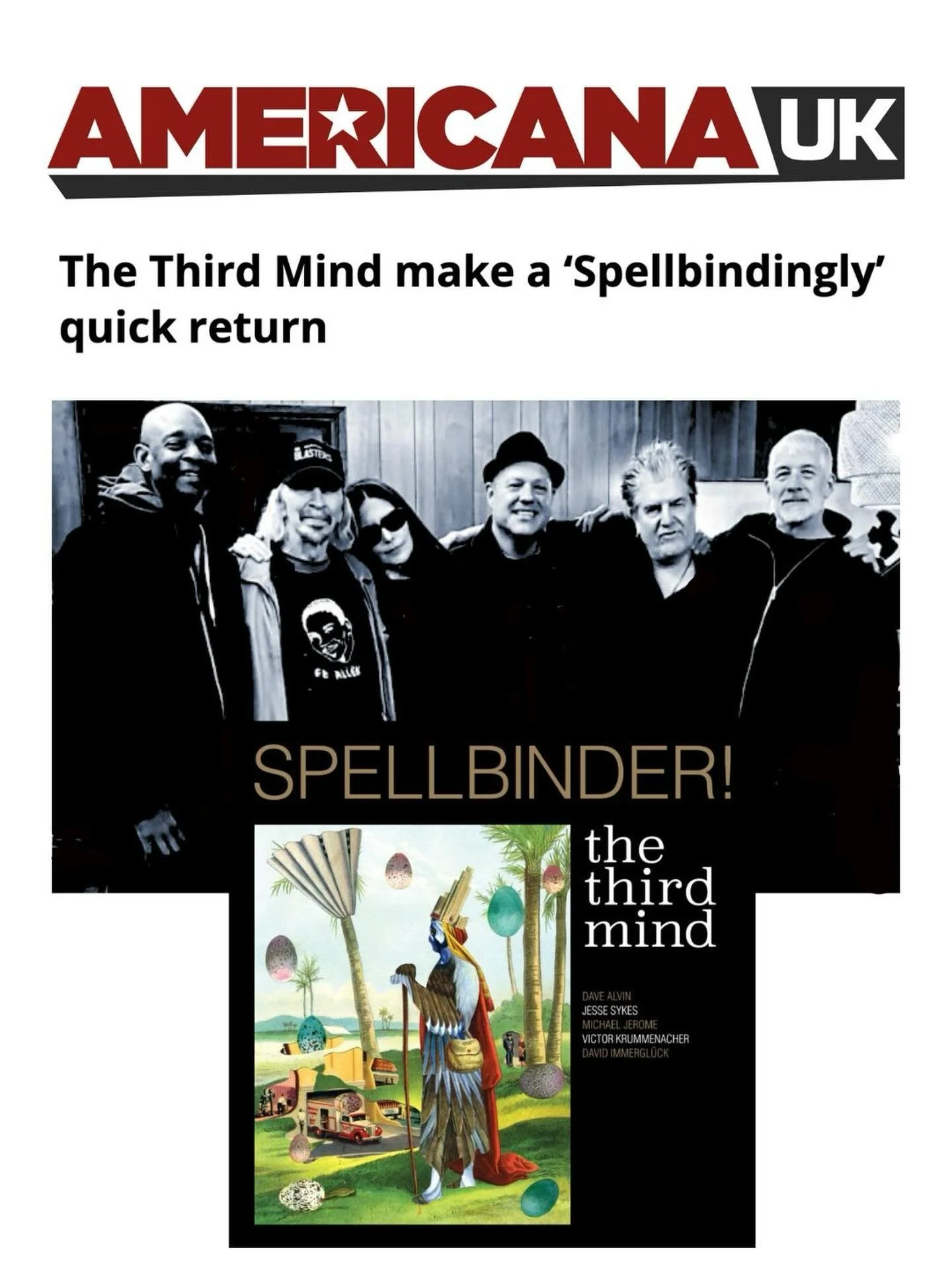 @americana_uk_ features the upcoming album Spellbinder! which releases March 13. 

Read and watch the new video &ldquo;Reap What You Sow&rdquo; via link in bio 💫