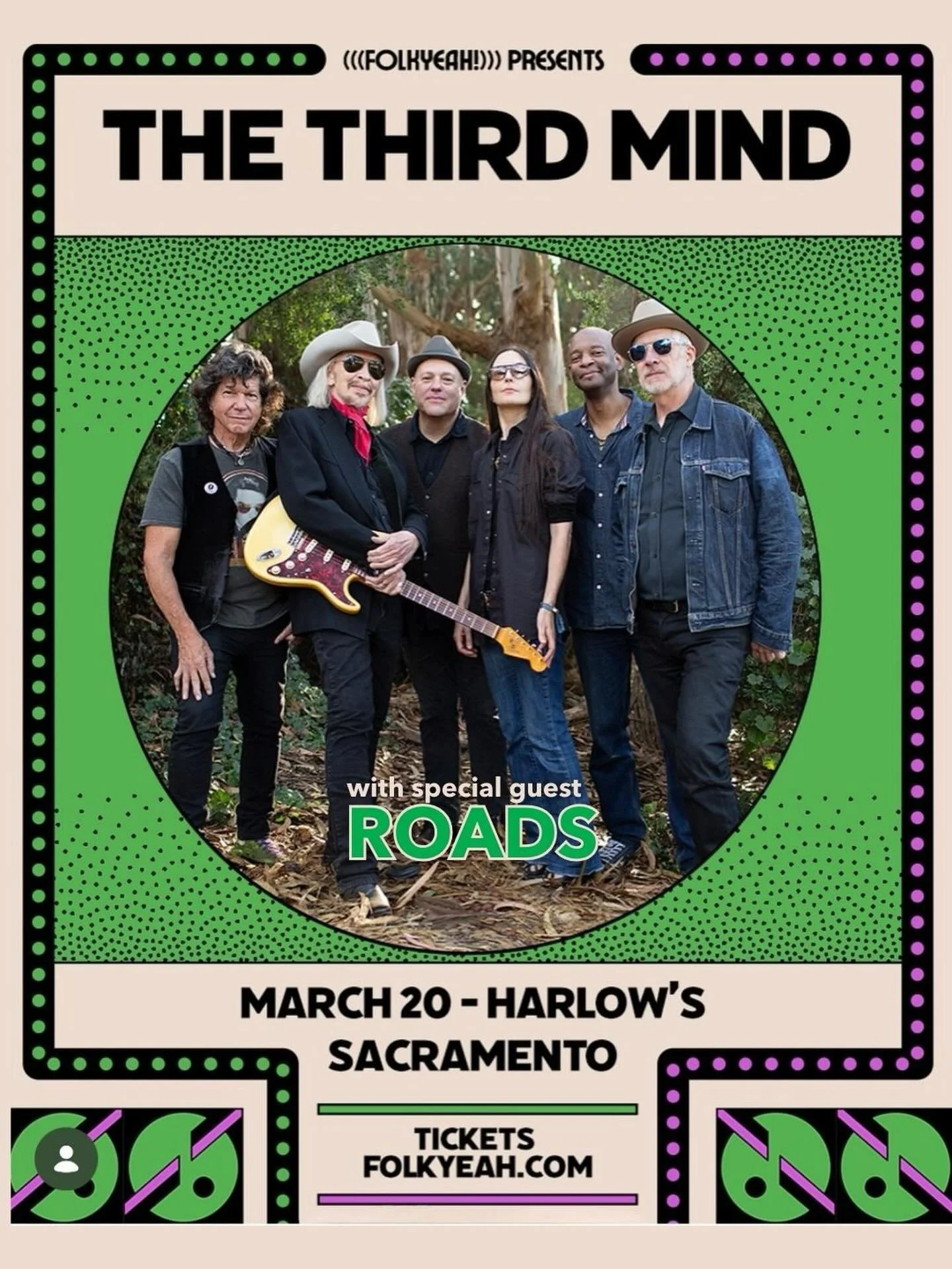 Don&rsquo;t miss The Third Mind at @harlowsnightclub in Sacramento, CA on  Friday, March 20 ✨ with special guest ROADS! 

&ldquo;Pretty Damn Unforgettable&hellip;Consider my Third Mind officially blown.&rdquo; -MusicFestNews

THE THIRD MIND live: Dav