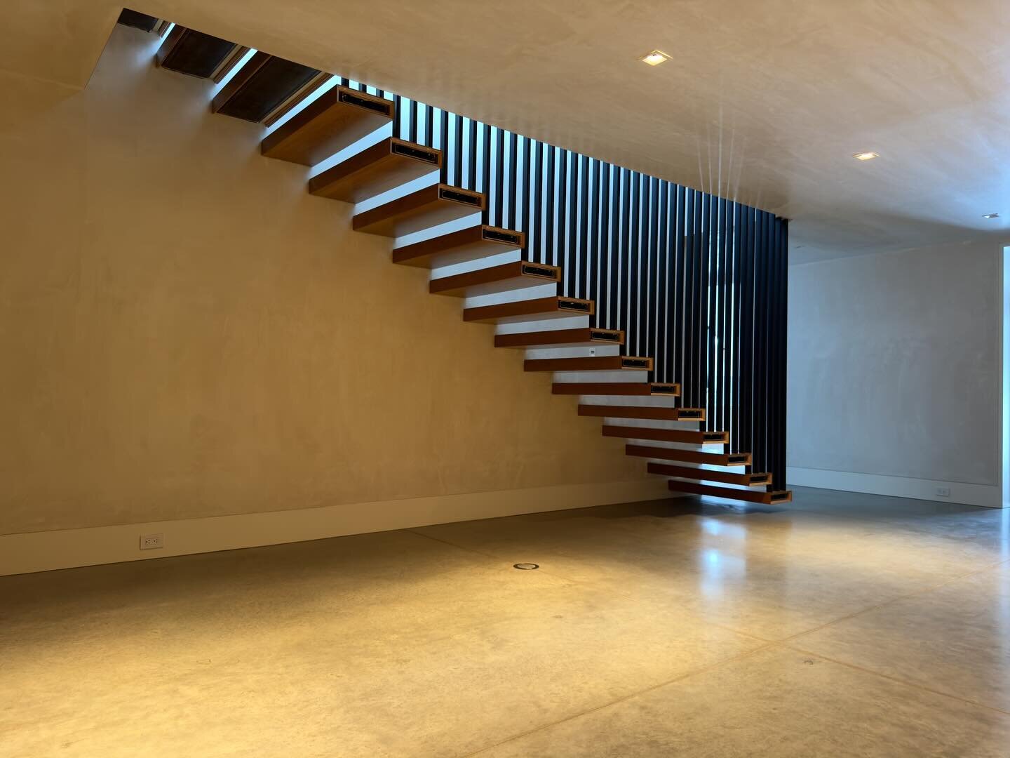 This is a stair and railing that has lots of secrets. This project took almost a year to complete, as we had to work through many technical challenges to achieve the final look.It&rsquo;s remarkable how complicated it can be to make the results look 