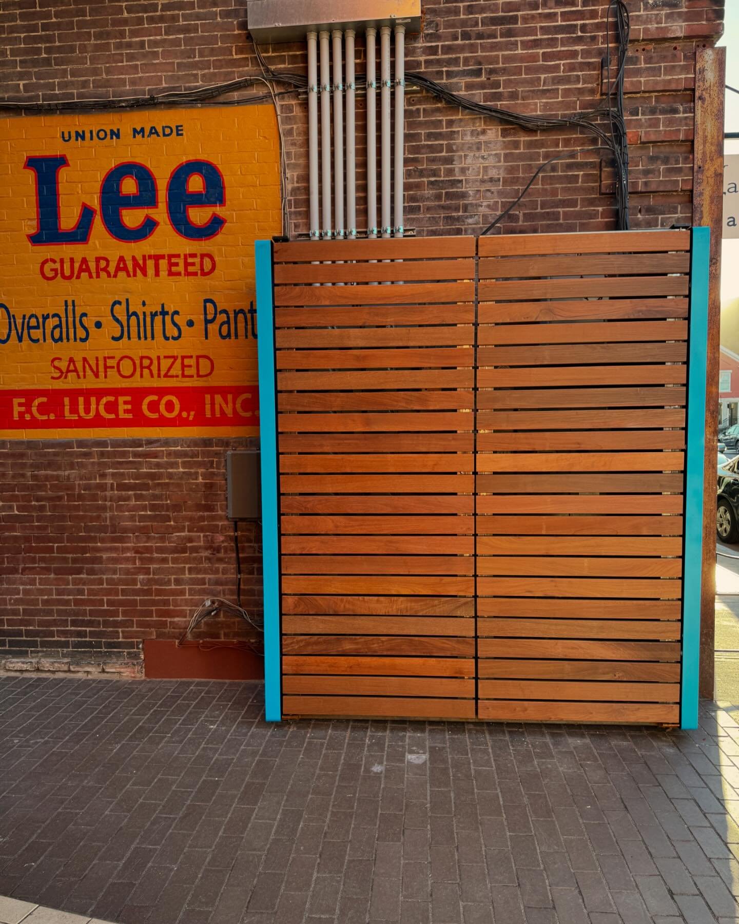 We finished our installation for the Stowe Street Alley in Waterbury three weeks ago.  Attending the opening was a strong reminder of why we love this work. Enhancing a public space with creativity, color and craft is true pleasure for us. I would sa