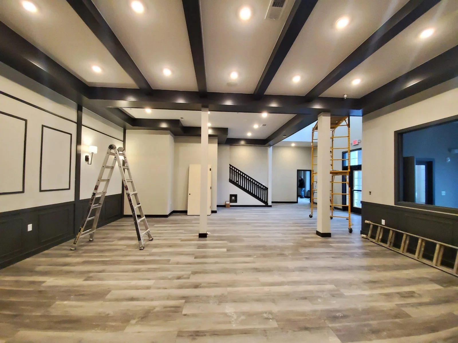 Example of flooring install and overall interior paint