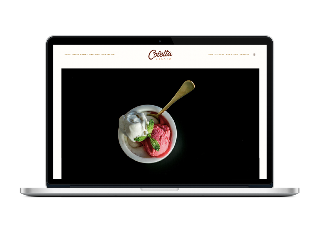 Coletta Gelato Web Design