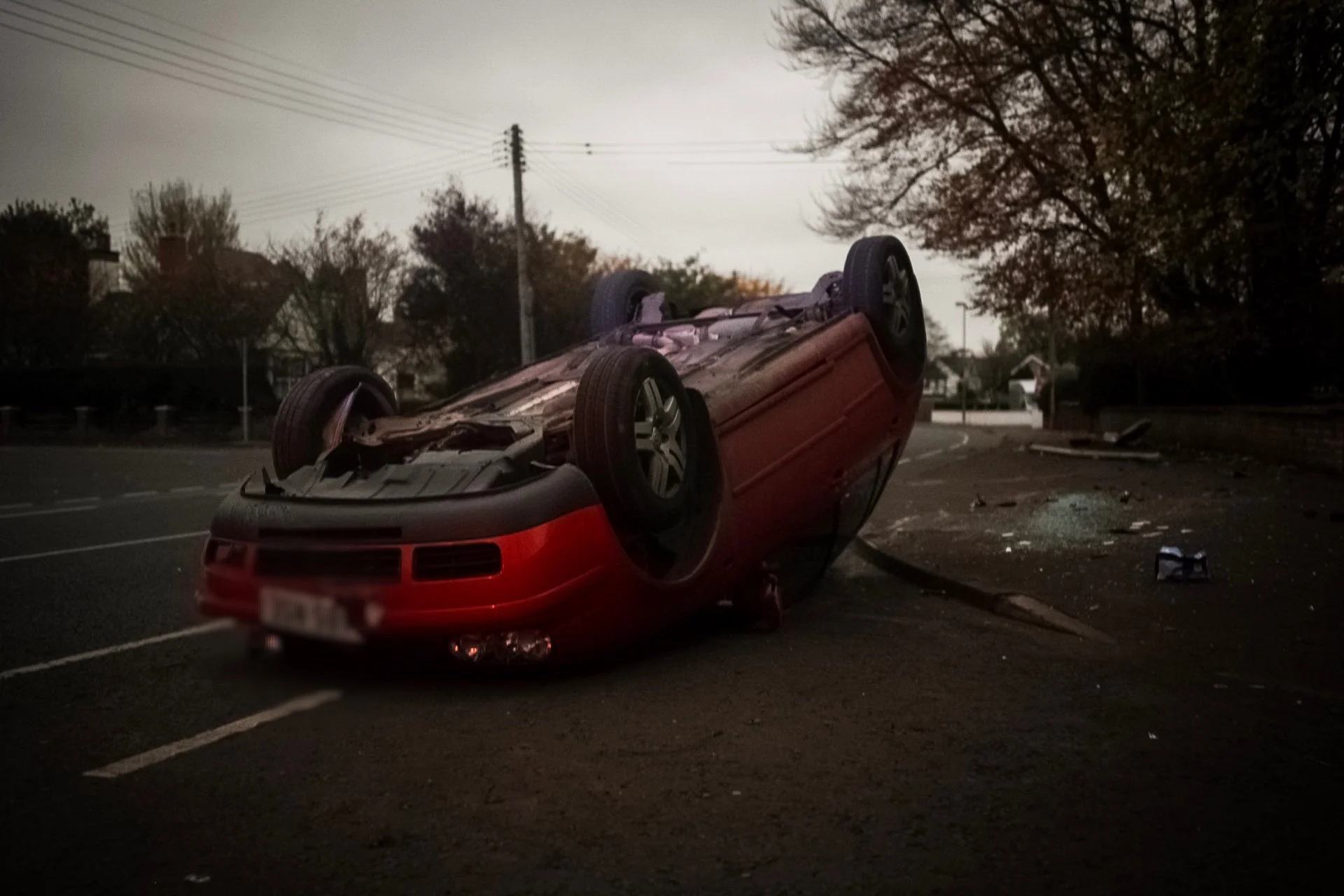 
Car on roof Coleraine  