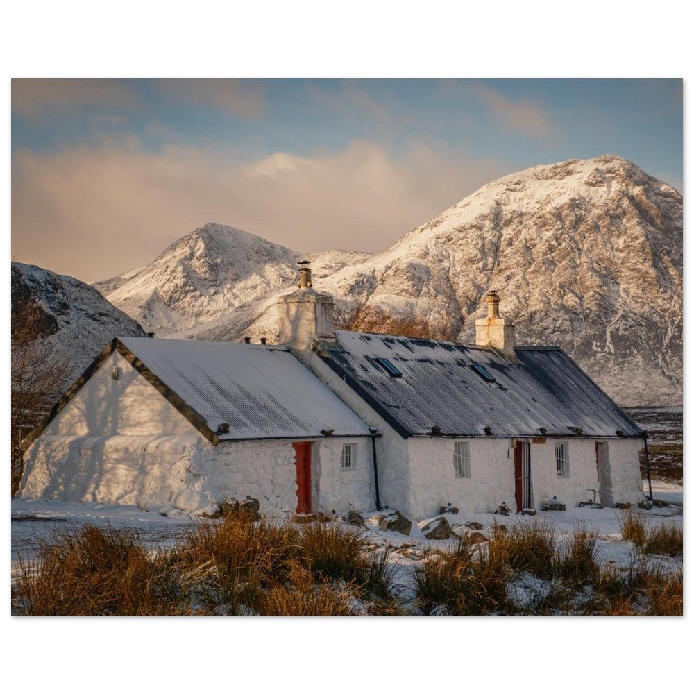 Black Rock Cottage - Glencoe- Fine Art Poster