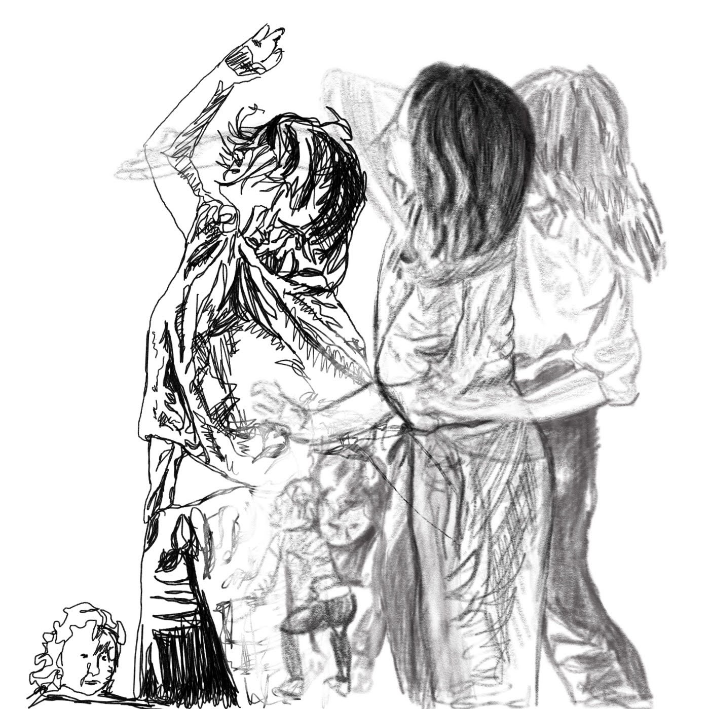 [the] Artist / Mother, digital sketch, 2021