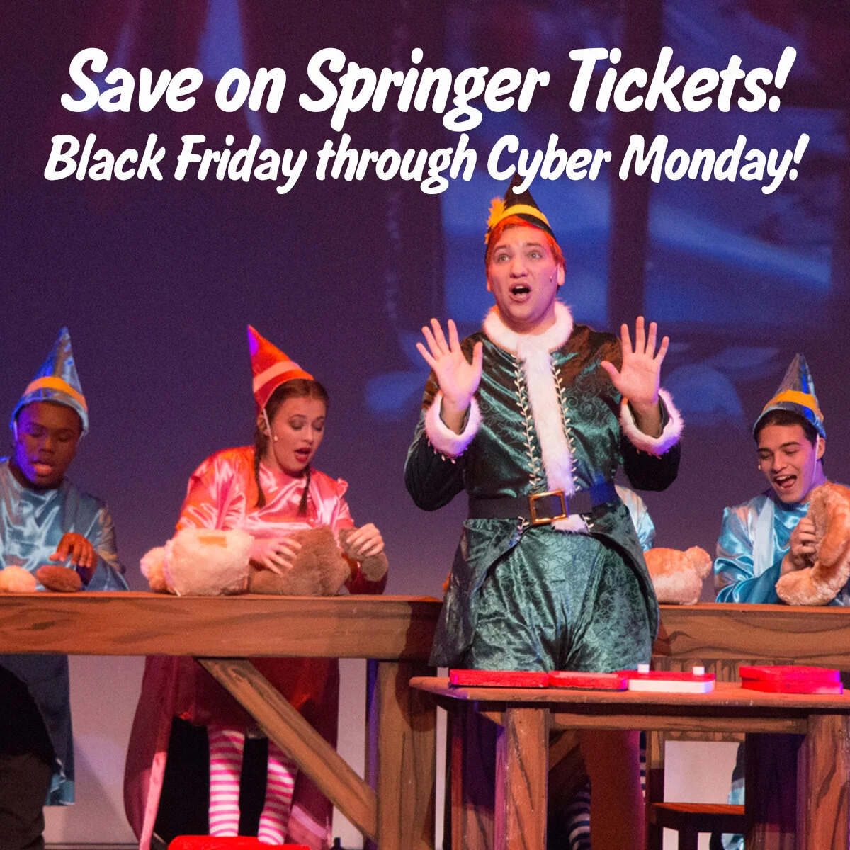 Black Friday through Cyber Monday - Save on tickets to the Springer!