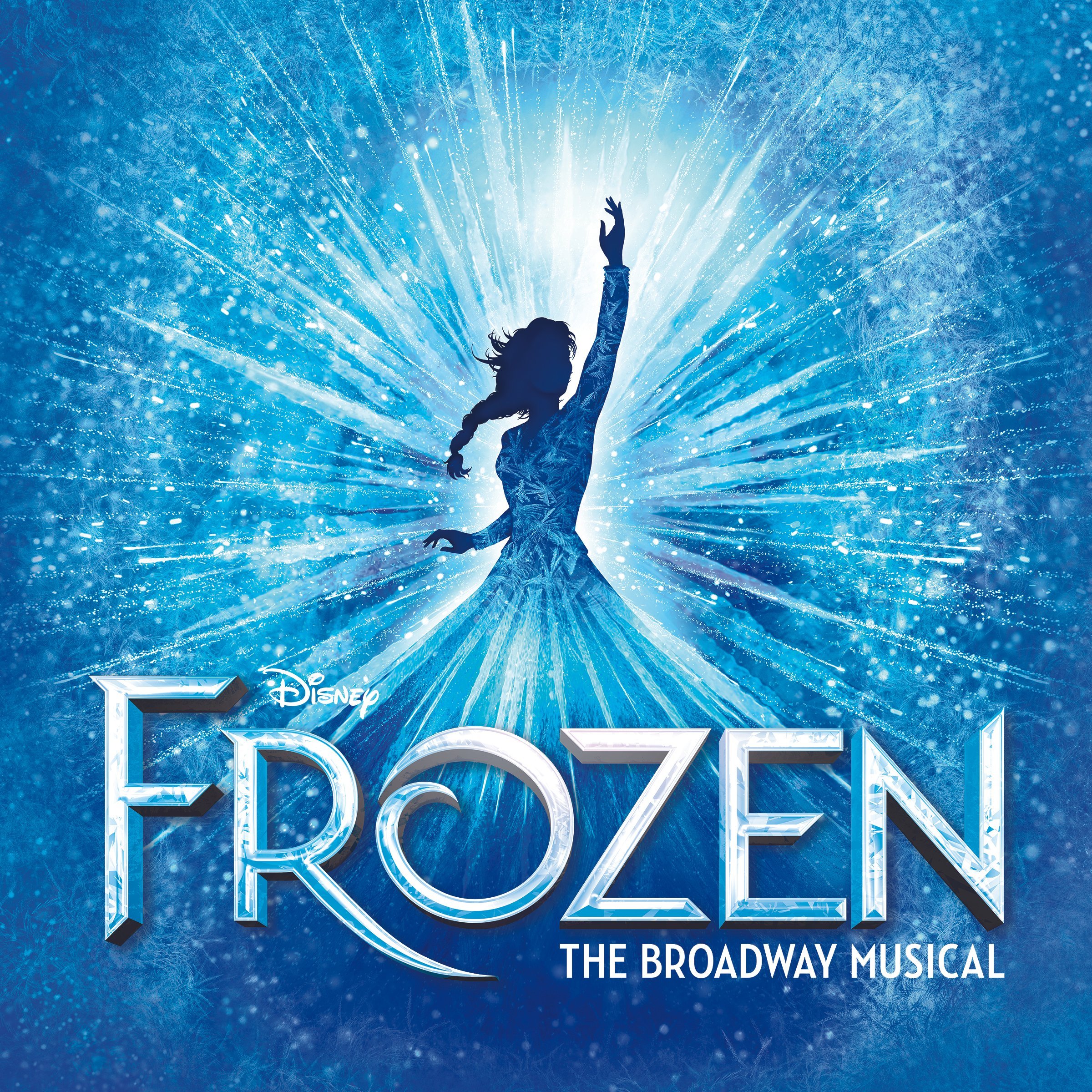 Disney's Frozen the Broadway Musical logo with Elsa, Springer Opera House in Columbus, Georgia