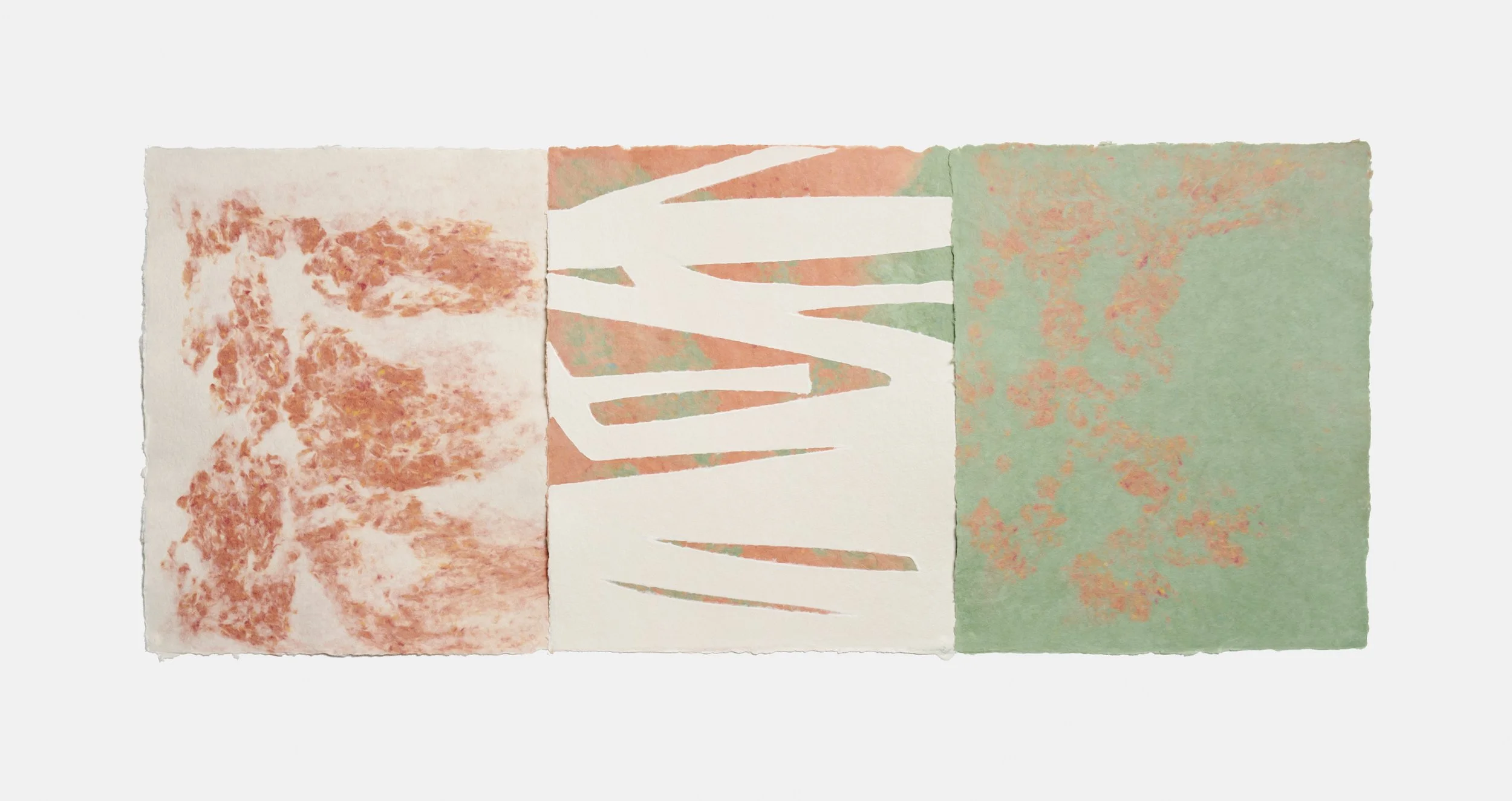 Untitled, Handmade paper, 20.5 x 50 inches