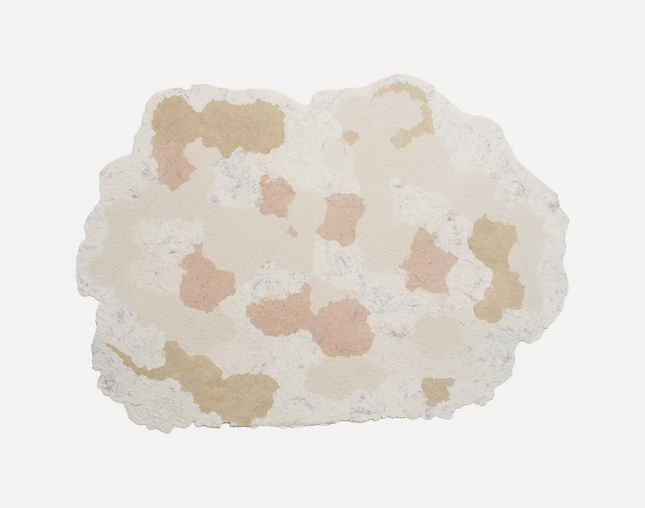 Untitled, Handmade paper, 32 x 45.5 inches (irregular)