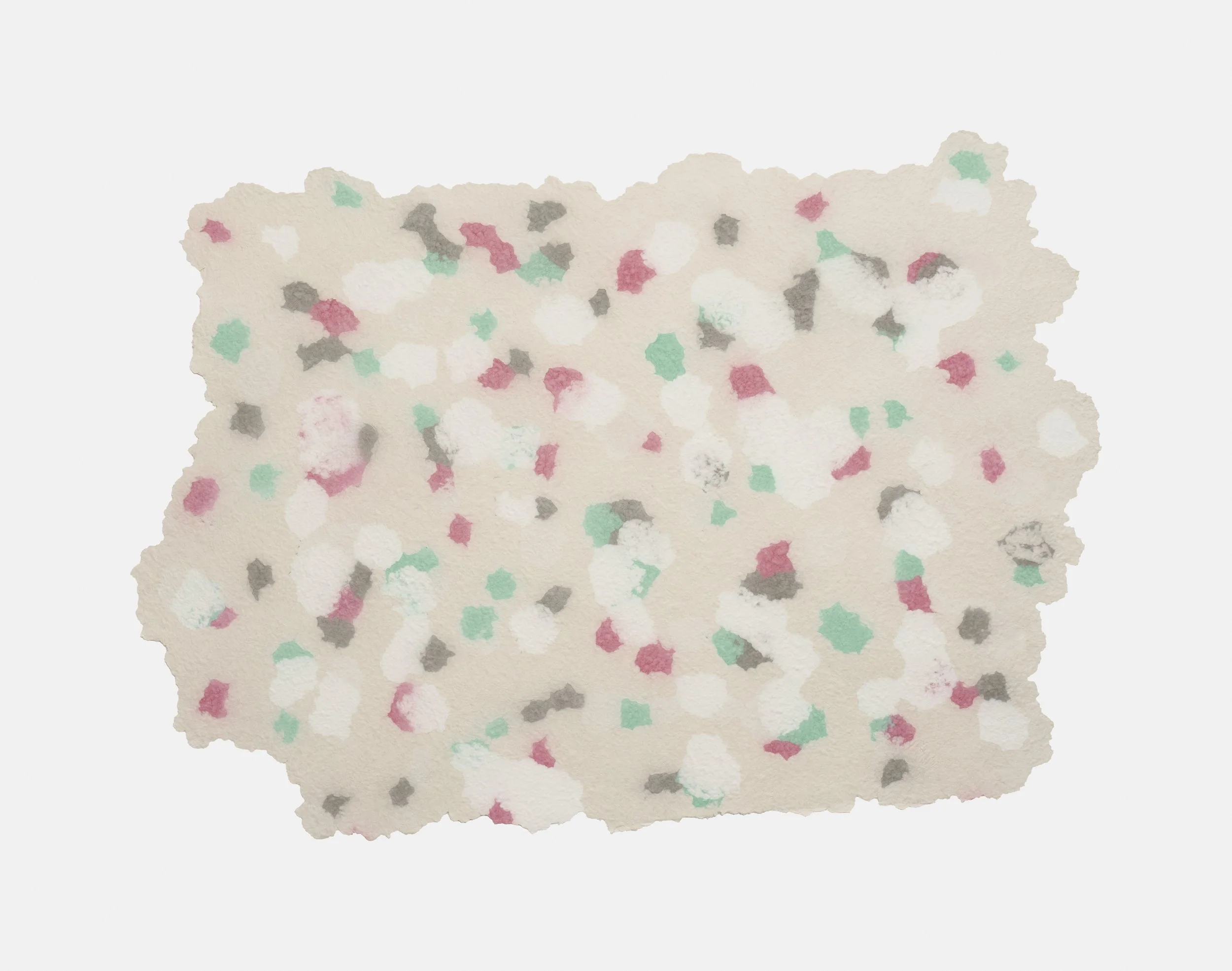 Untitled, Handmade paper, 32 x 46 inches (irregular)