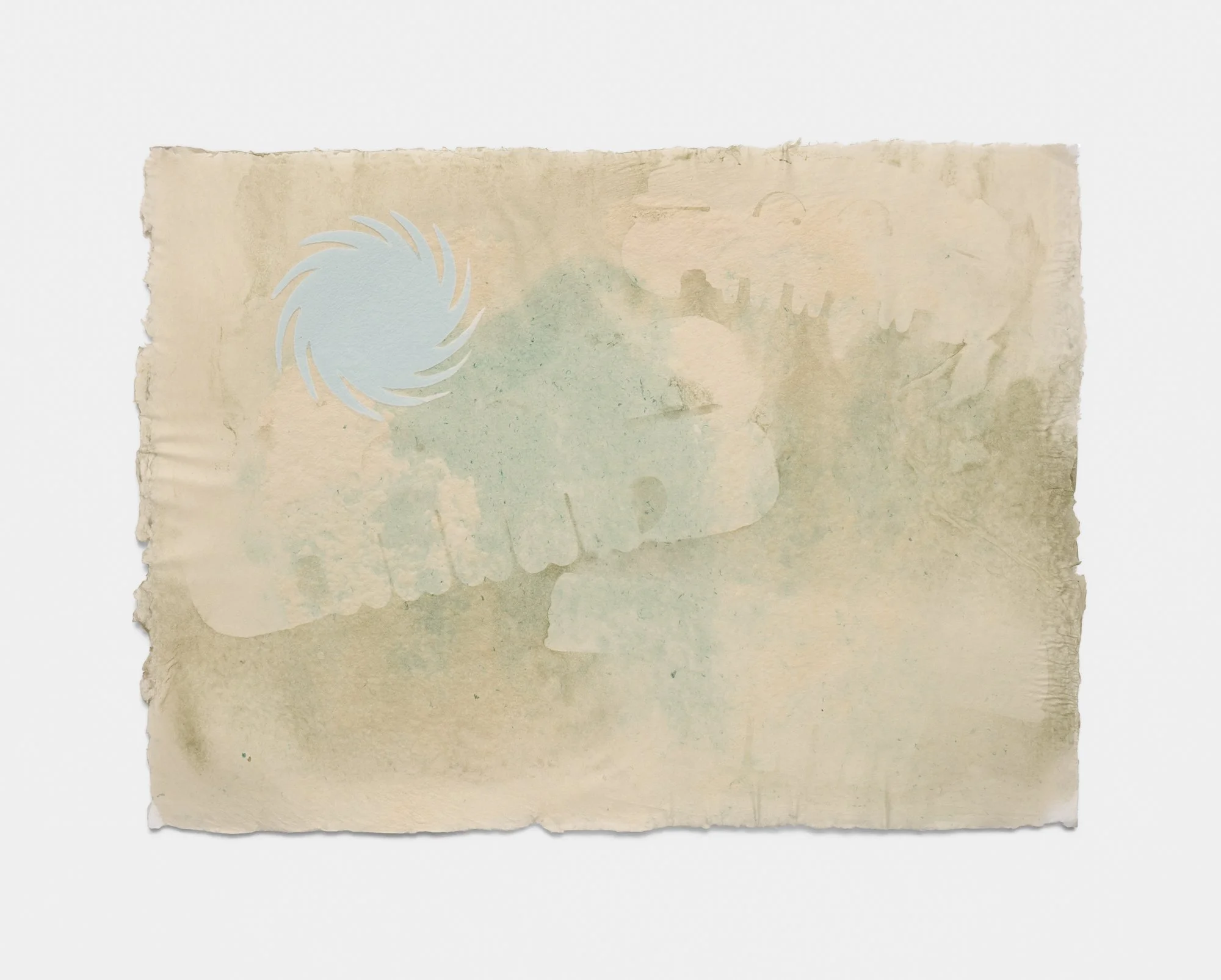 Untitled, Handmade paper, 22.5 x 30 inches