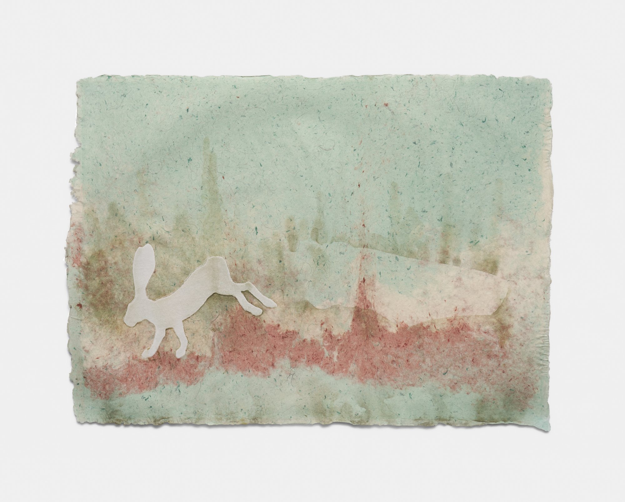Untitled, Handmade paper, 22.5 x 30 inches