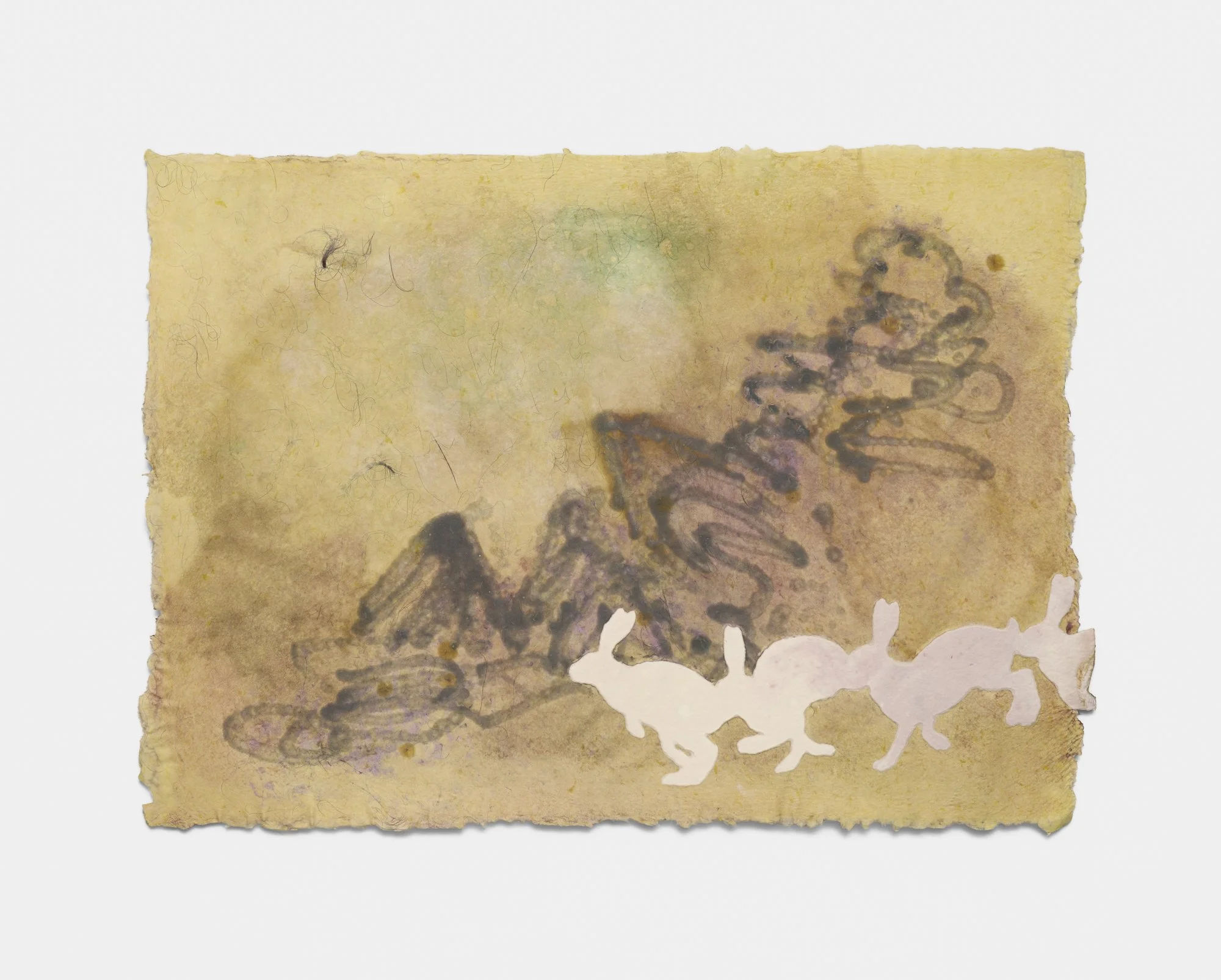Untitled, Handmade paper, 22.5 x 30 inches