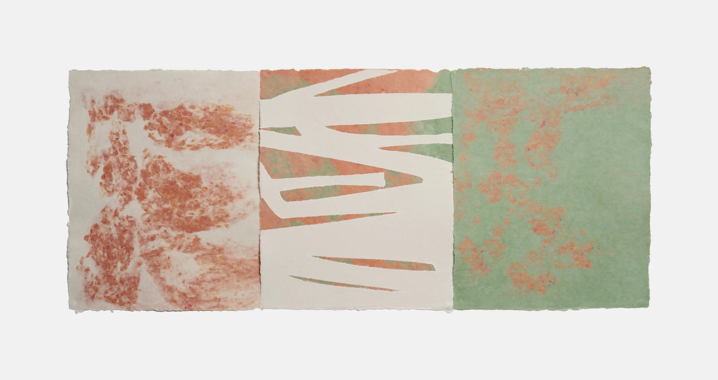 Untitled, Handmade paper, 20.5 x 50 inches