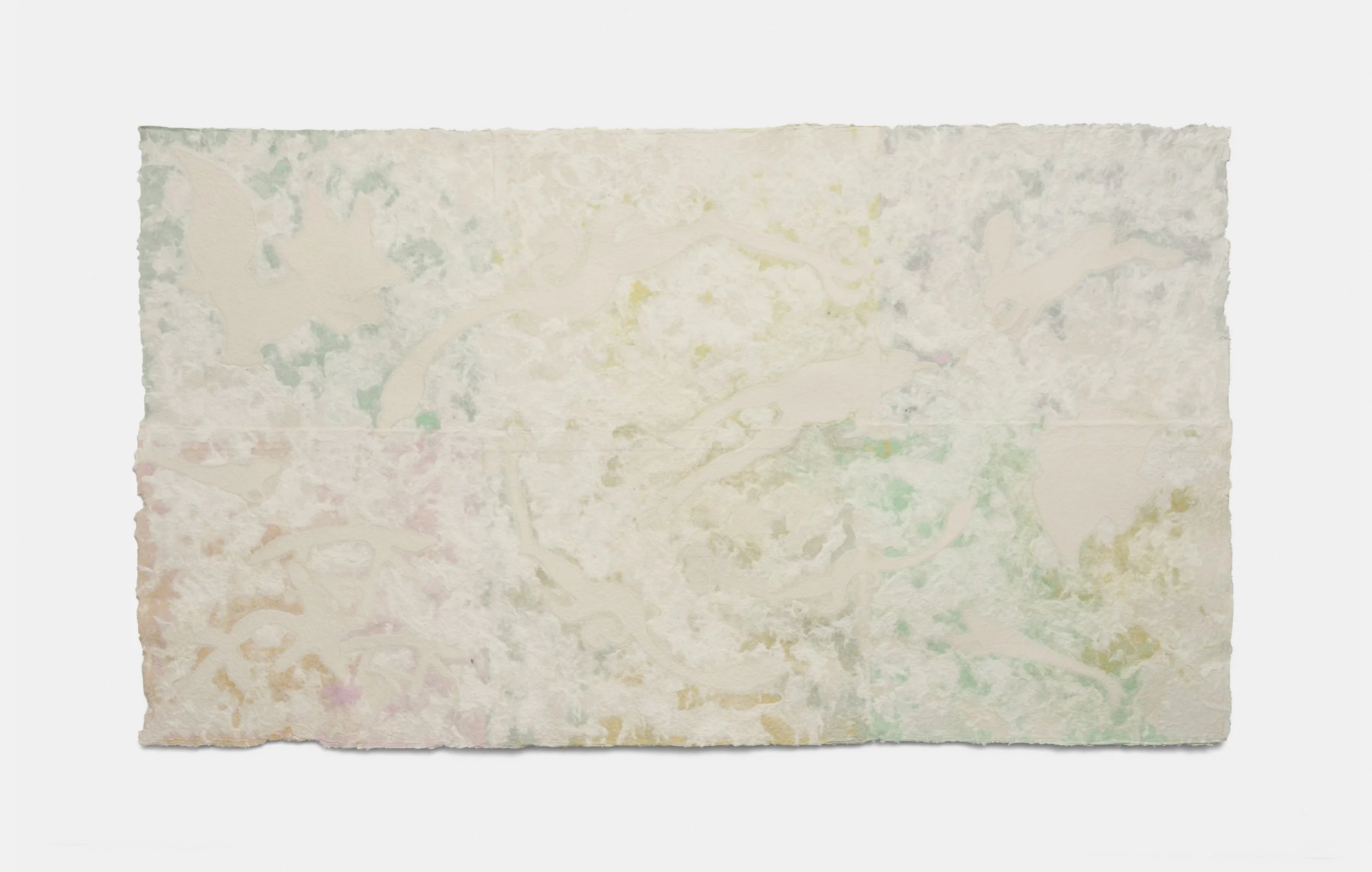 Untitled, Handmade paper, 31.75 x 58 inches