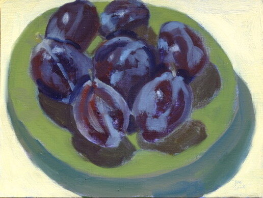 Italian Plums 9" x 12"
