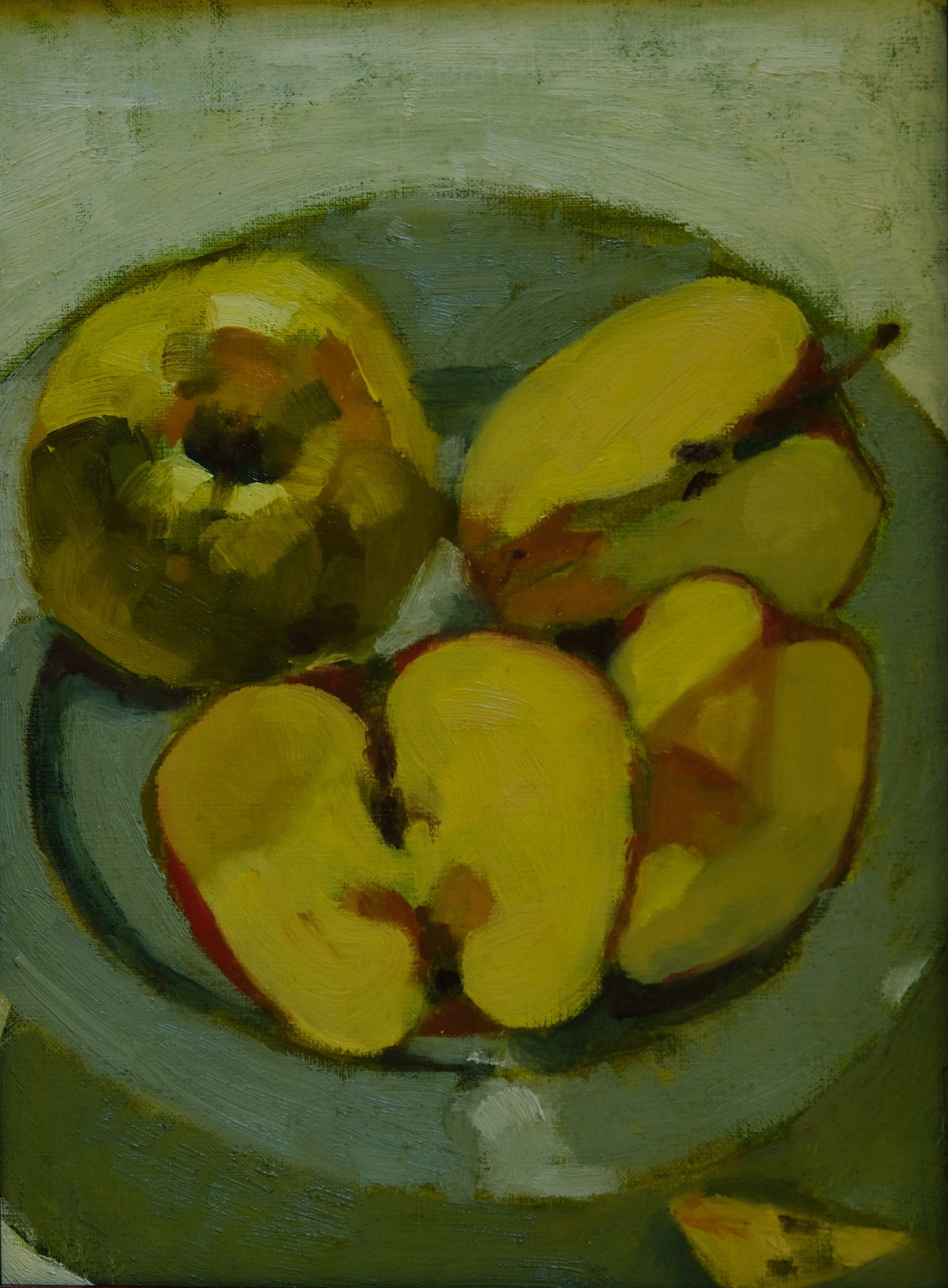 Apple Pieces 12" x 9"