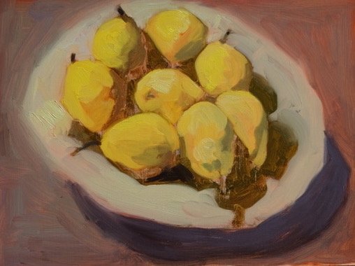 Yellow Pears 16" x 20"