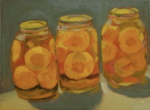 Summer in Jars 12" x 16"