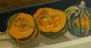 Squash in the Sun 10" x 20"