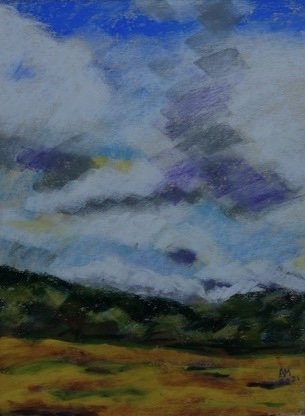 Clouds Over Pamet Marsh, Truro 12" x 9" (Copy)