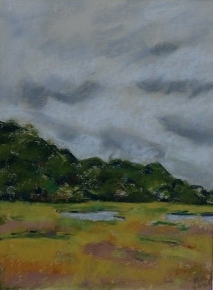 Gathering Clouds, Pamet Marsh, Truro 12" x 9" (Copy)
