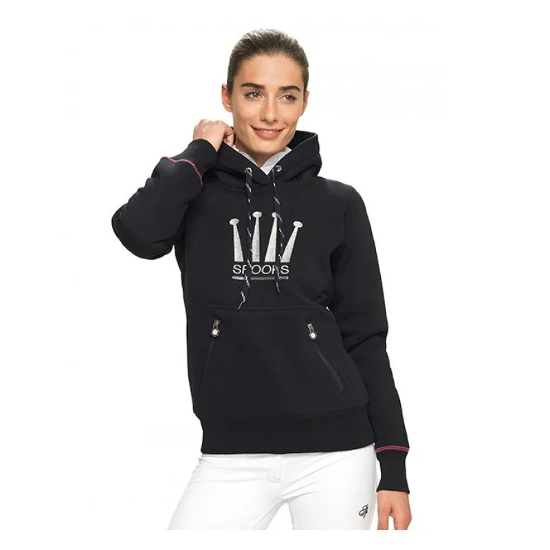 Sweat Bleu marine Crown Hoody Spooks