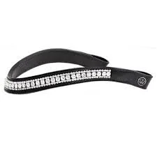 Frontal Crown Chanel Browband Black Crystal Sd Design