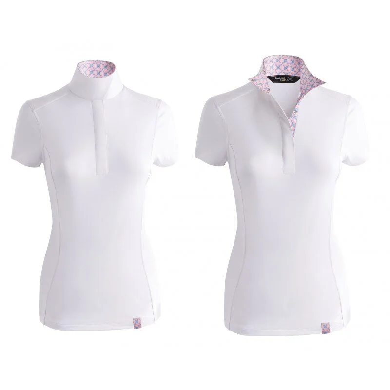 Polo Solo Compet White/Pink