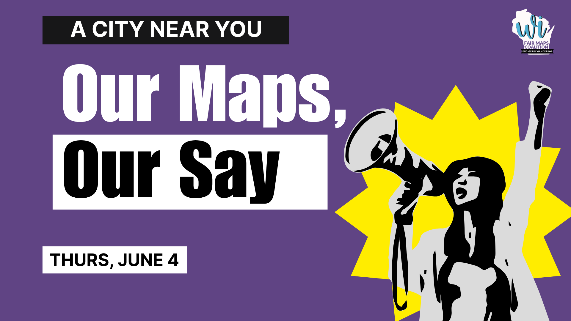 Our Maps, Our Say - Rallies Across WI