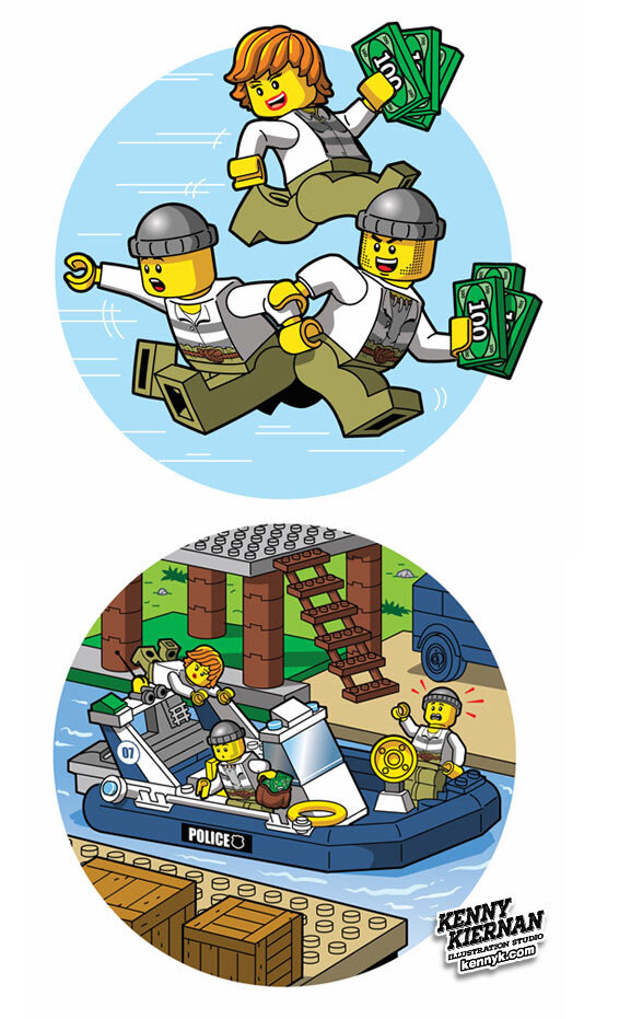 Kenny-Kiernan_Lego-cops-crooks-crocs-graphic-novel-children-publishing-vector-illustration-licensed-character.jpg