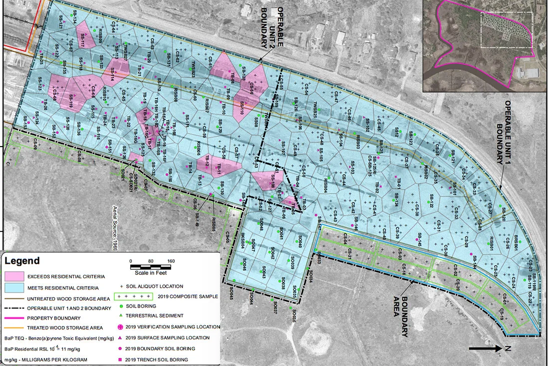 Soil sampling reduces immediately usable residential acreage on Navassa Superfund site