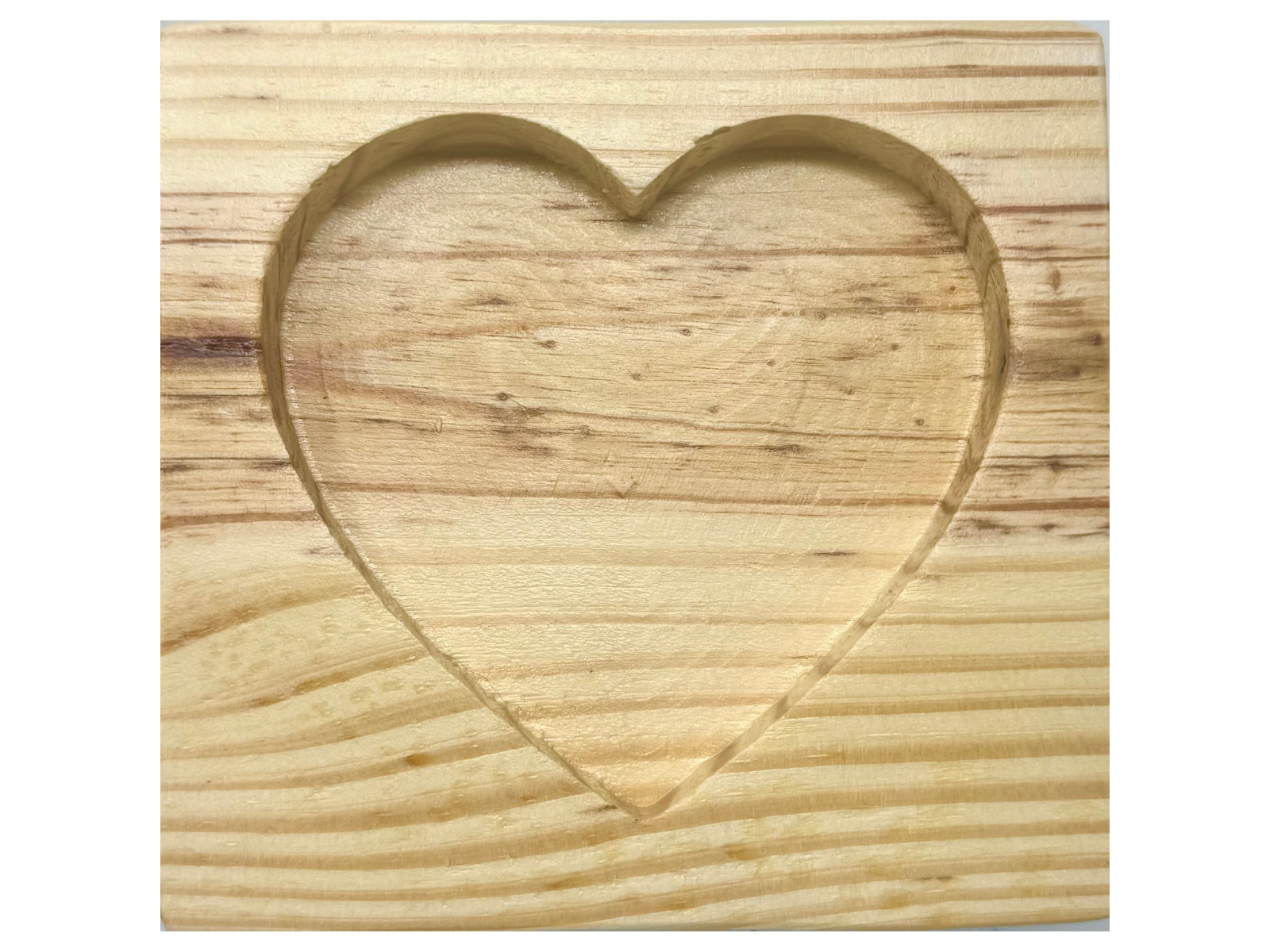 Wood Heart Blank, set of 2