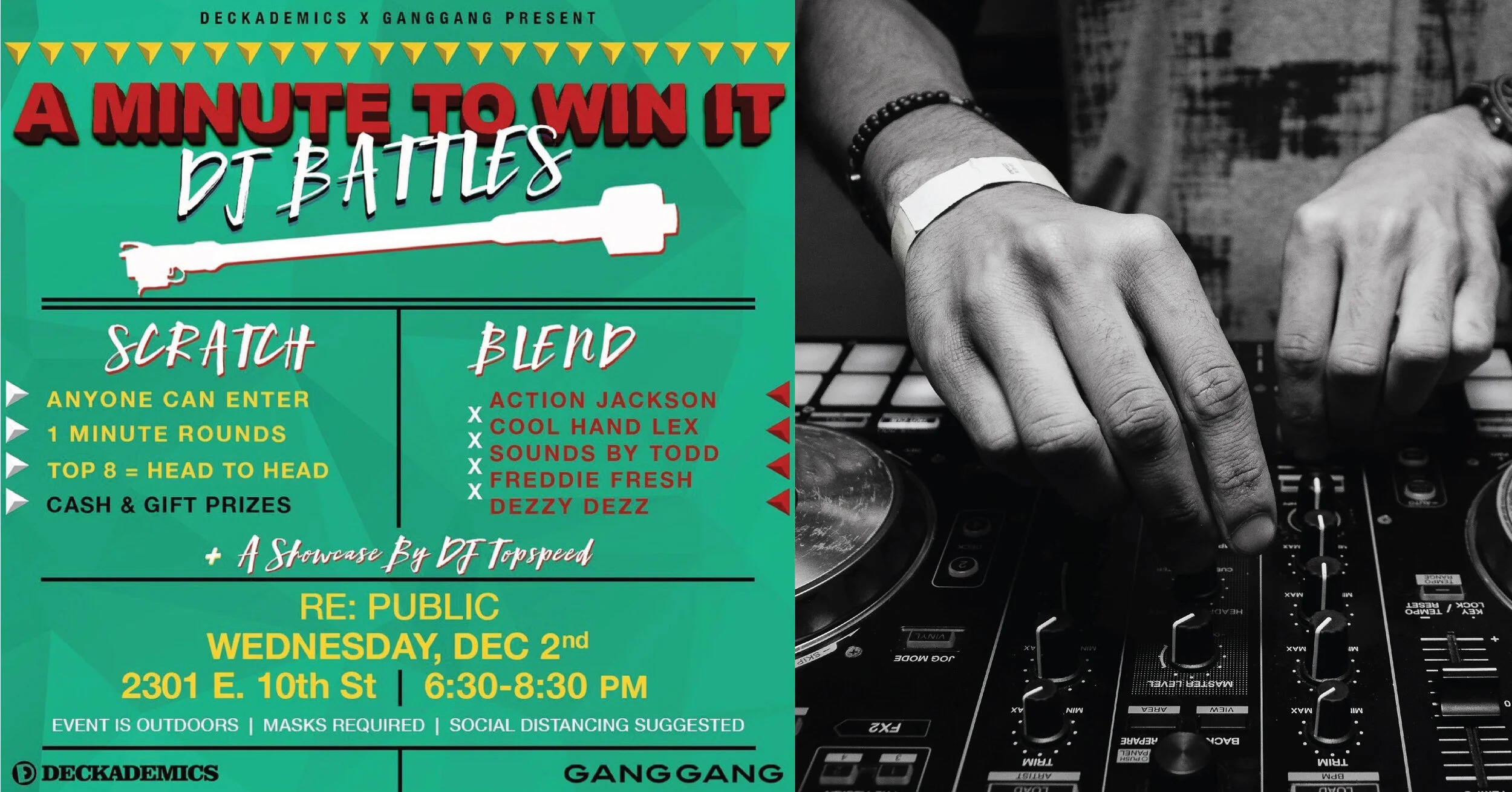 The Kickback Music Series: Deckademics DJ Battle