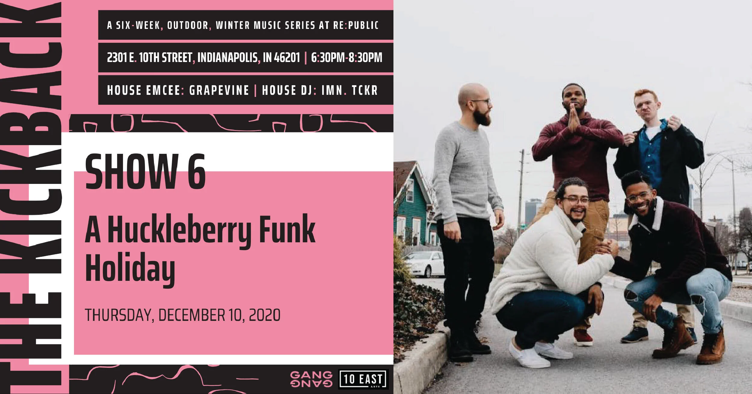 The Kickback Music Series: A Huckleberry Funk Holiday