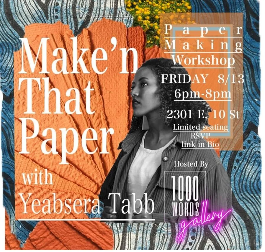 Make'n That Paper | Paper Making Workshop