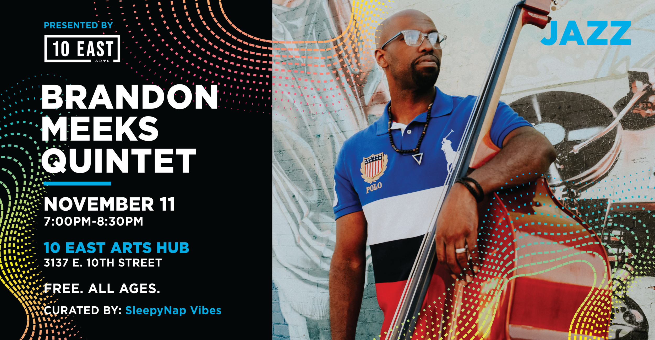 10 East Arts Music Concert Series: Brandon Meeks Quintet //Jazz