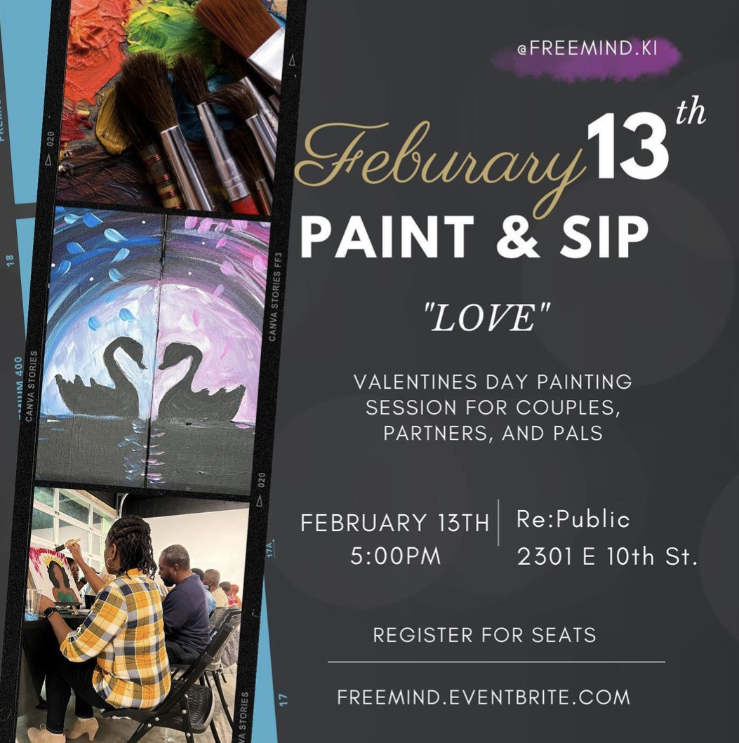 Paint and Sip: Love Themed Valentines for couples, pals, and partners