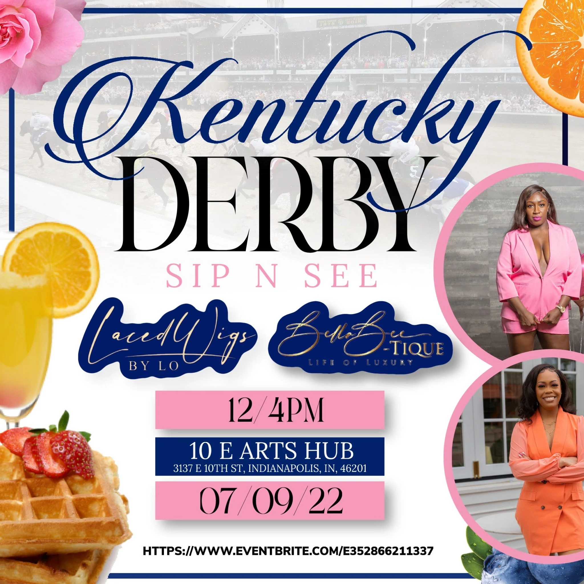 Bella Bee-Tique & Laced Wigs by Lo: Kentucky Derby Brunch Sip and See