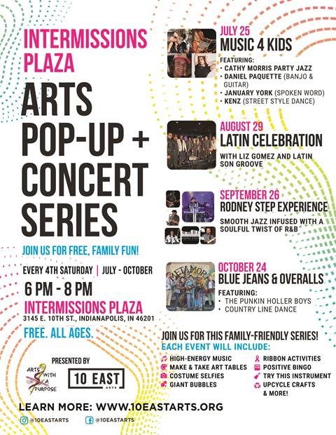 Intermissions Plaza Art Pop-Up and Concert Series: Music 4 Kids