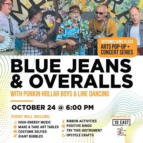 Intermissions Plaza Art Pop-Up and Concert Series: Blue Jeans &amp; Overalls
