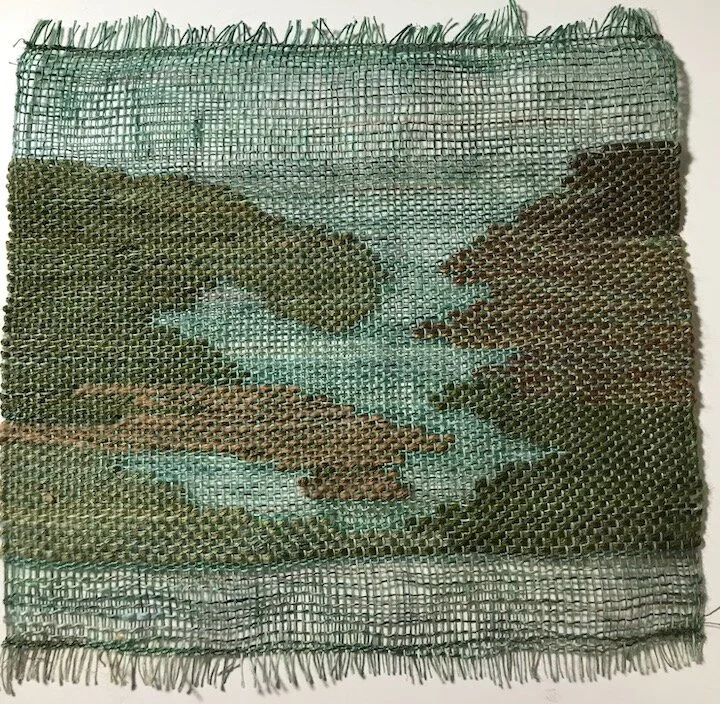 transparency woven sample