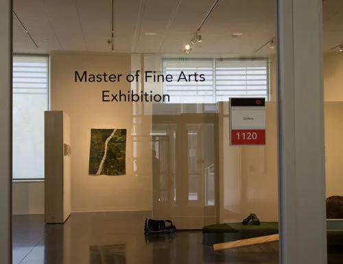 View of the MFA Exhibition, May 2018