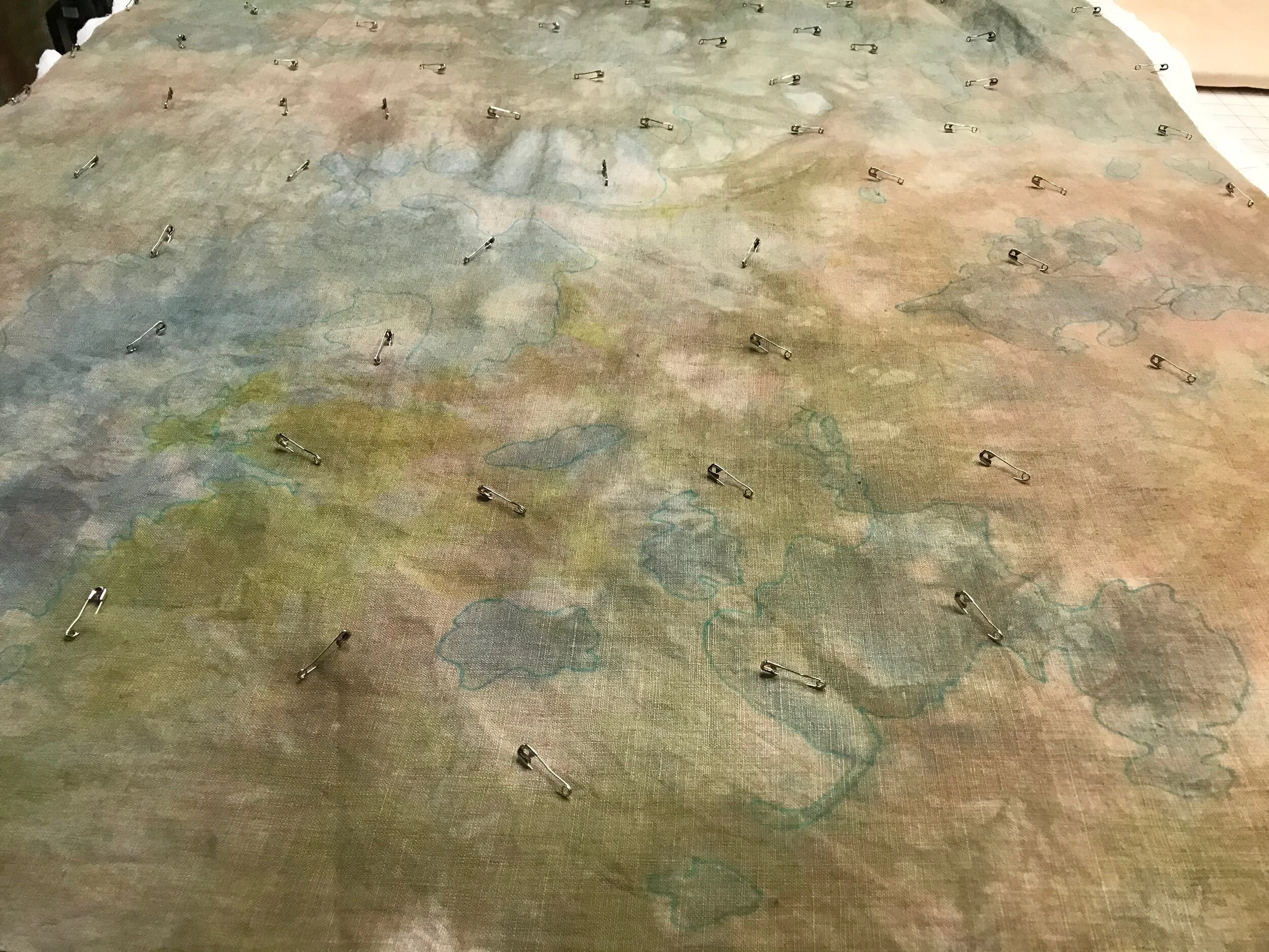 The beginnings of a map