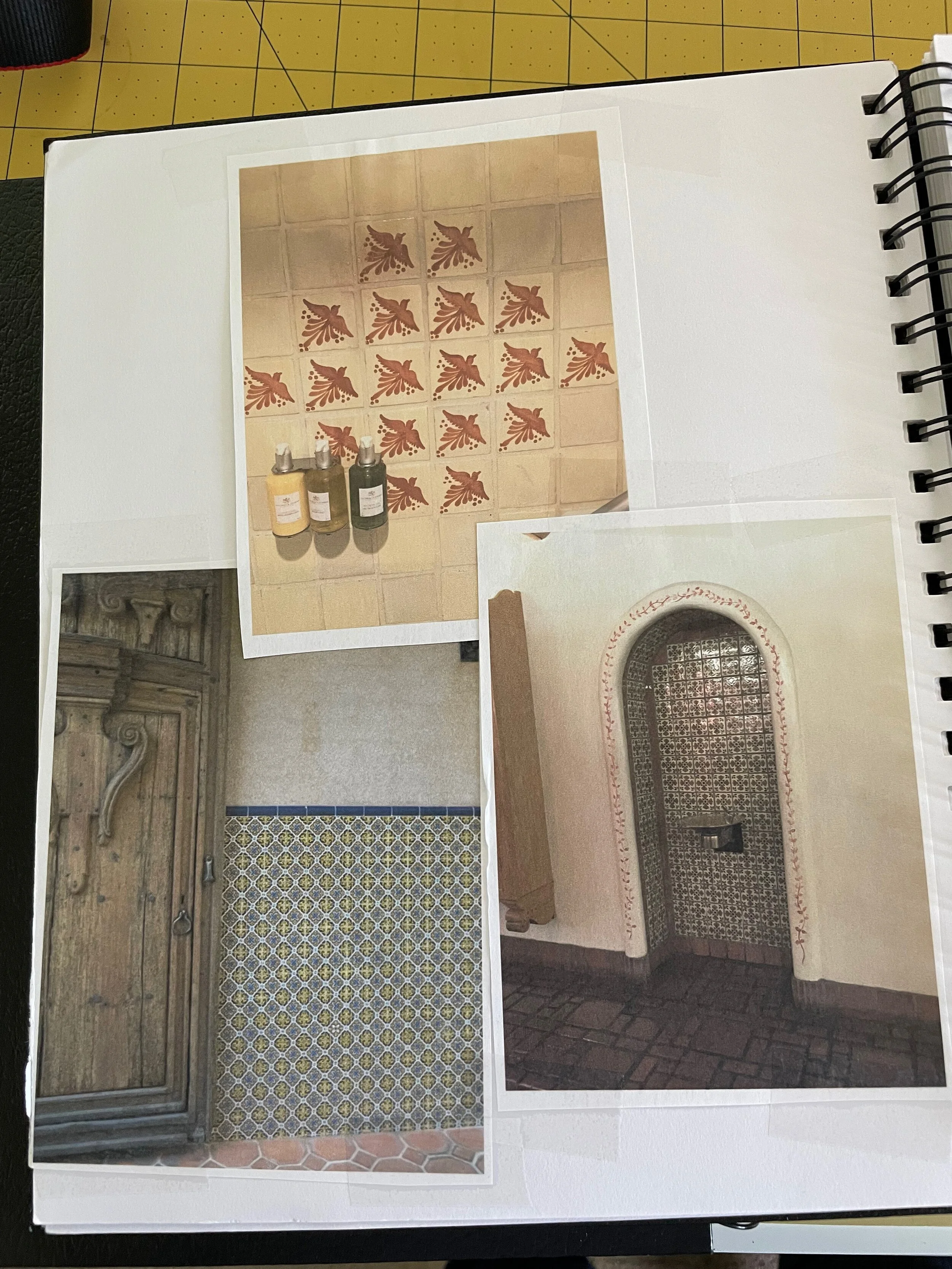 Sketchbook images of a trip to Santa Fe in 2015