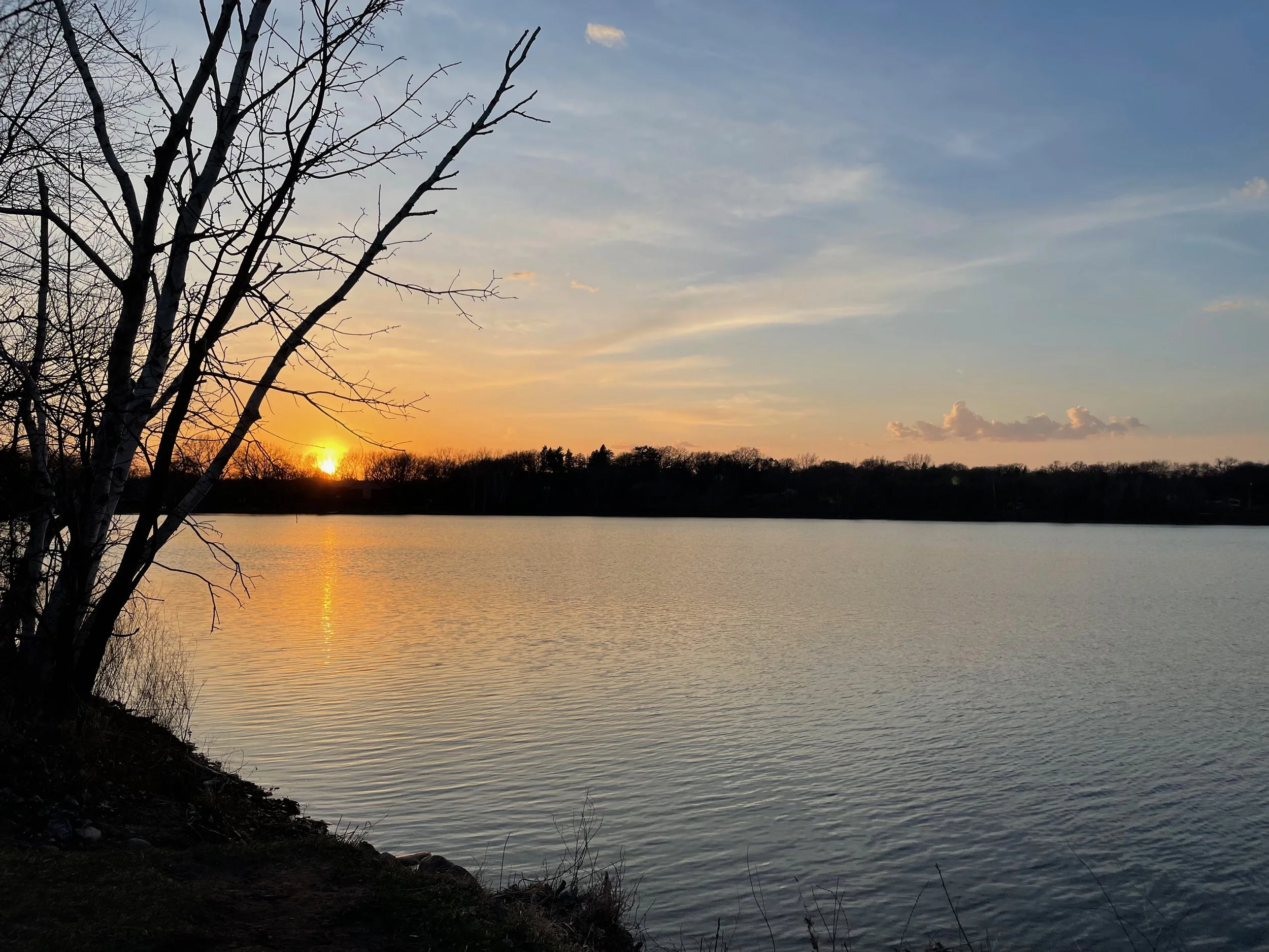 Sunset on our local lake